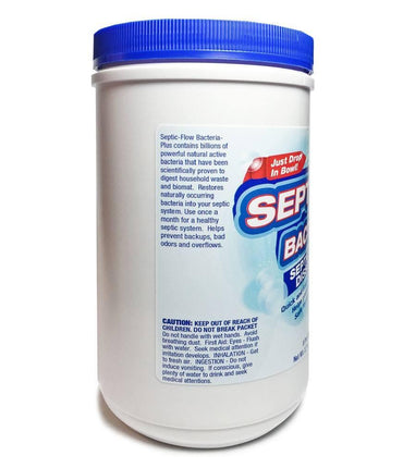 Bacteria Plus Monthly Septic System Enzyme Treatment by Septic-Flow  - 8 Month Supply