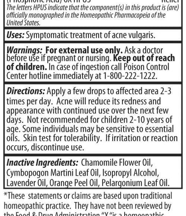 Acne Treatment - 10ml Rollon Bottle