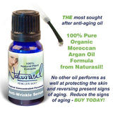 Anti-Wrinkle Serum with Organic Moroccan Argan Oil - 15ml - Naturasil - 2