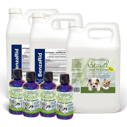 Mange Breeder and Kennel Treatment Pack - Naturasil - 1