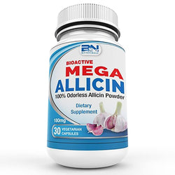 Mega Allicin 100% Allicin from Premium Garlic 30 Count - Naturasil - 1